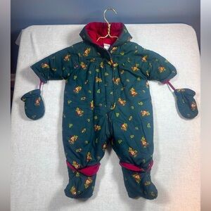 Absorba Vintage Snow Suit Size 6 Months